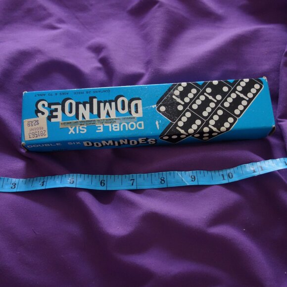 Vintage Double Six Dominoes contains 28 Piece Ages 6 to Adult with instructions - Picture 3 of 11